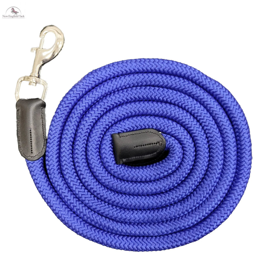 9FT Nylon Horse Halter Lead Rope with Bull Nose Snap – 3/4 Inch Thick, Strong & Comfortable for Training NewEngland Tack