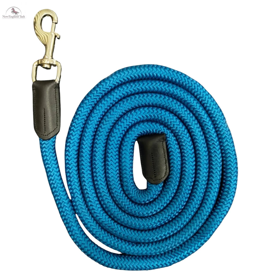 9FT Nylon Horse Halter Lead Rope with Bull Nose Snap – 3/4 Inch Thick, Strong & Comfortable for Training NewEngland Tack