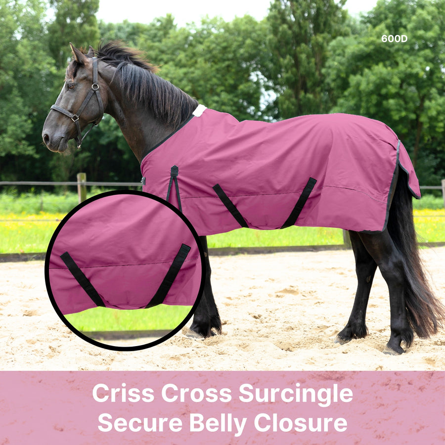 600 Denier Lightweight Waterproof & Breathable Horse Rain Sheet