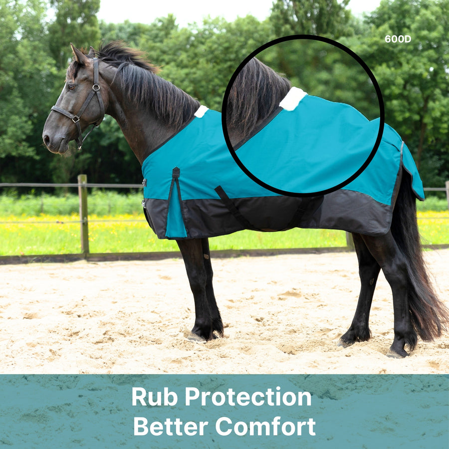 600 Denier Lightweight Waterproof & Breathable Horse Rain Sheet