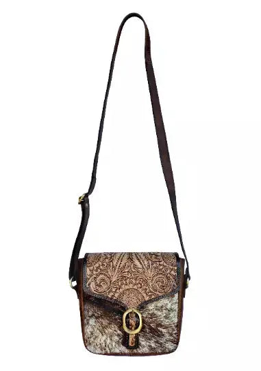 Hand Tooled Fringed Cow Leather Shoulder Bag-hazel Tassel Bag From Myra  Bags-western Cowhide Handbags & Purses-adjustable Crossbody Strap - Etsy