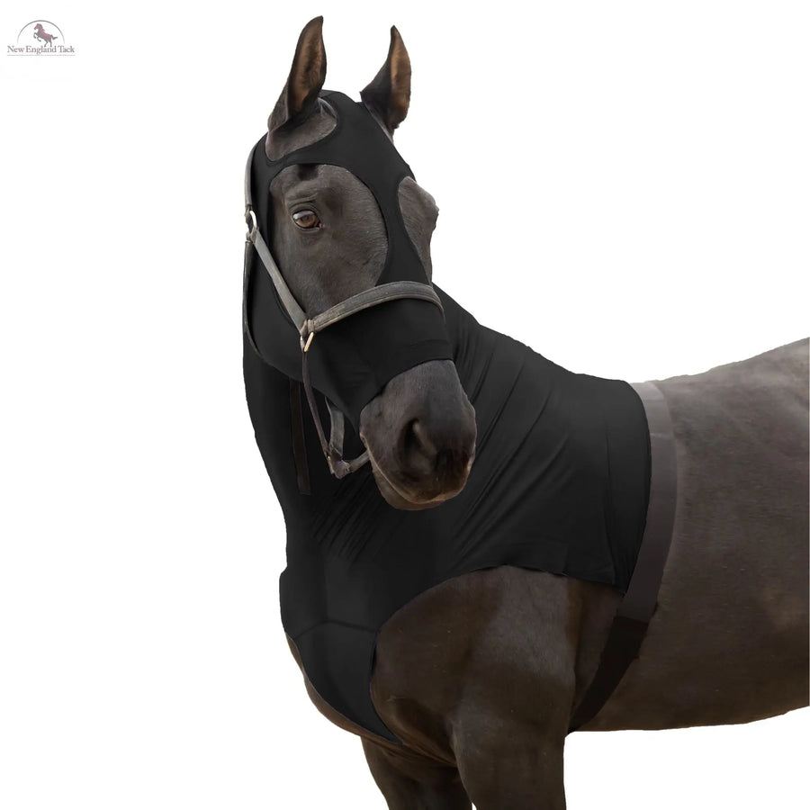 RESISTANCE Premium Horse Hood Pullon with Face - Lycra Material - NewEngland Tack