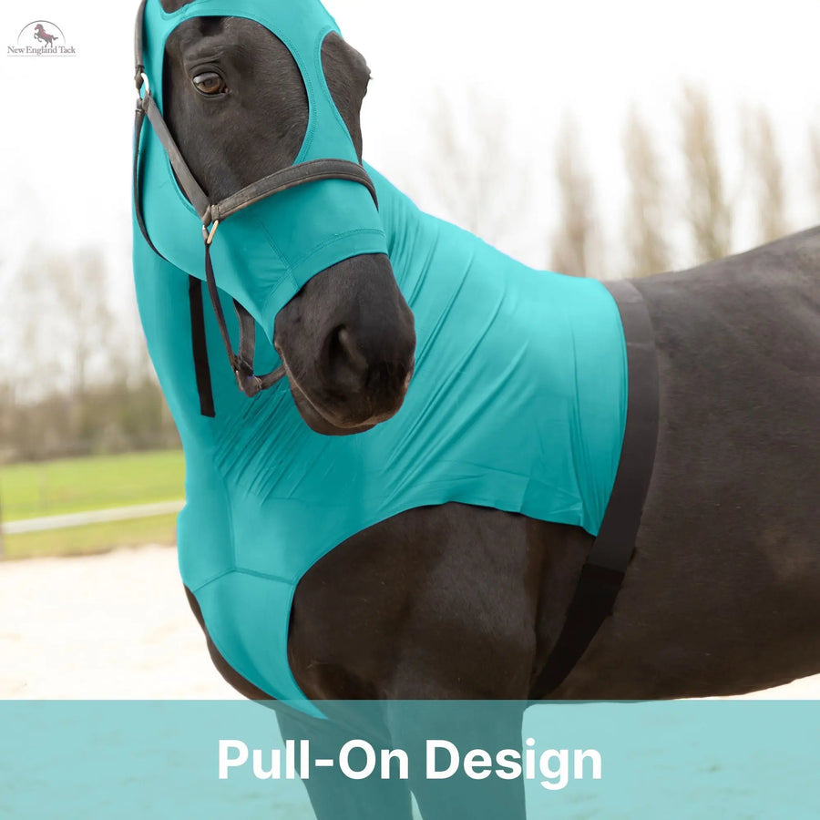 RESISTANCE Premium Horse Hood Pullon with Face - Lycra Material - NewEngland Tack