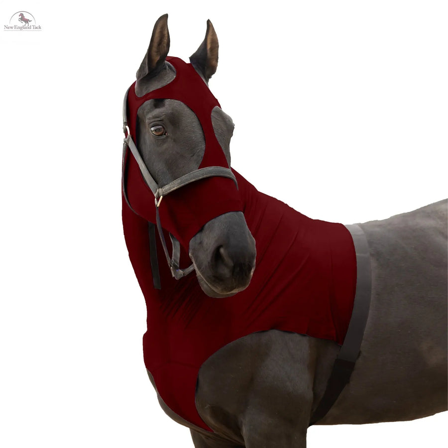 RESISTANCE Premium Horse Hood Pullon with Face - Lycra Material - NewEngland Tack