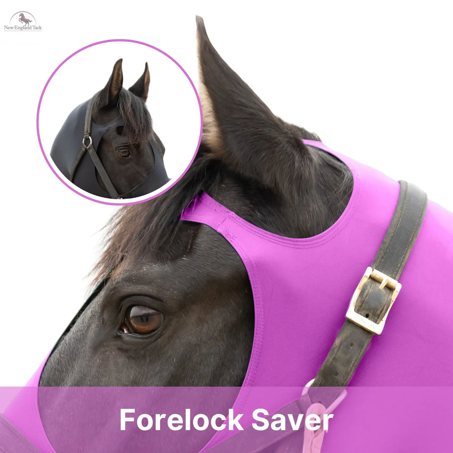 RESISTANCE Premium Horse Hood Pullon with Face w Forelock Saver - Lycra Material NewEngland Tack