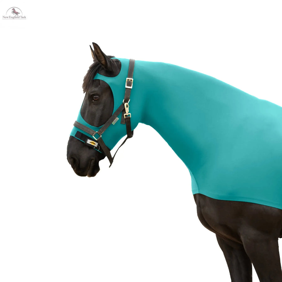 RESISTANCE Premium Horse Hood Pullon with Face w Forelock Saver - Lycra Material NewEngland Tack