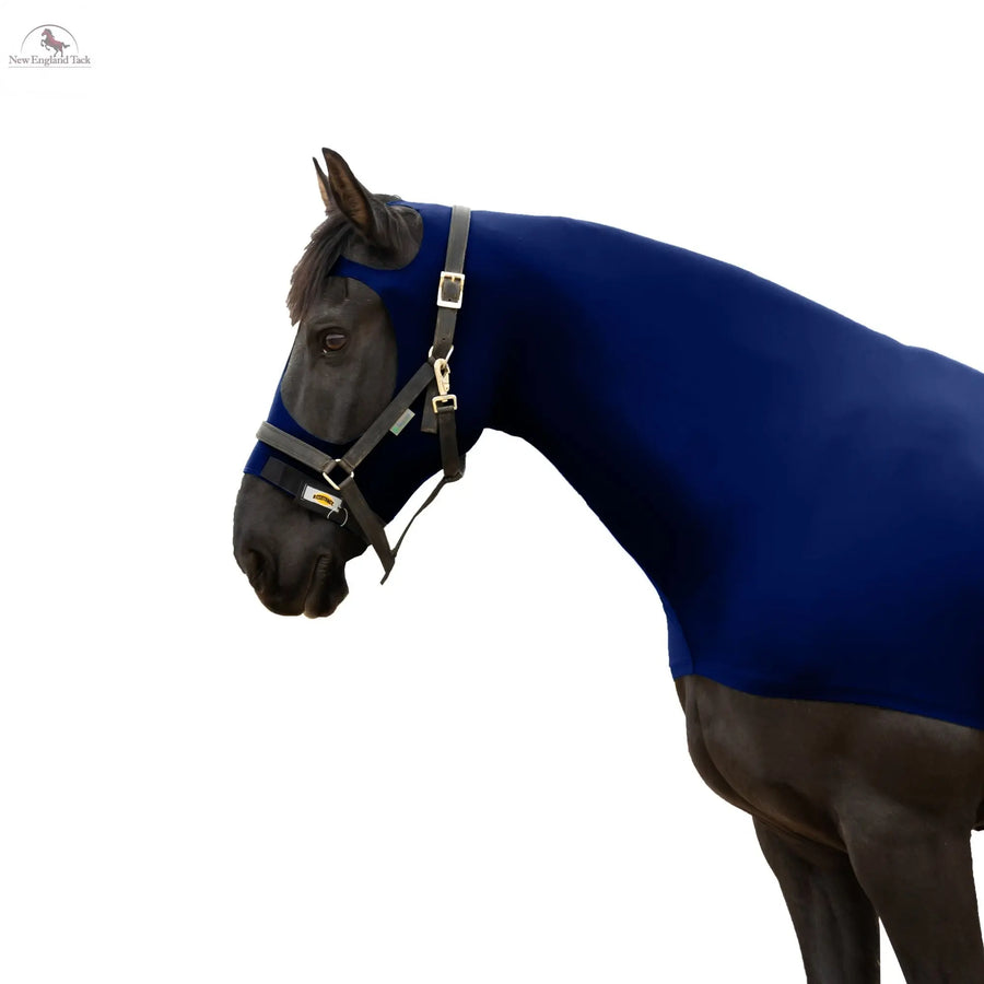 RESISTANCE Premium Horse Hood Pullon with Face w Forelock Saver - Lycra Material NewEngland Tack