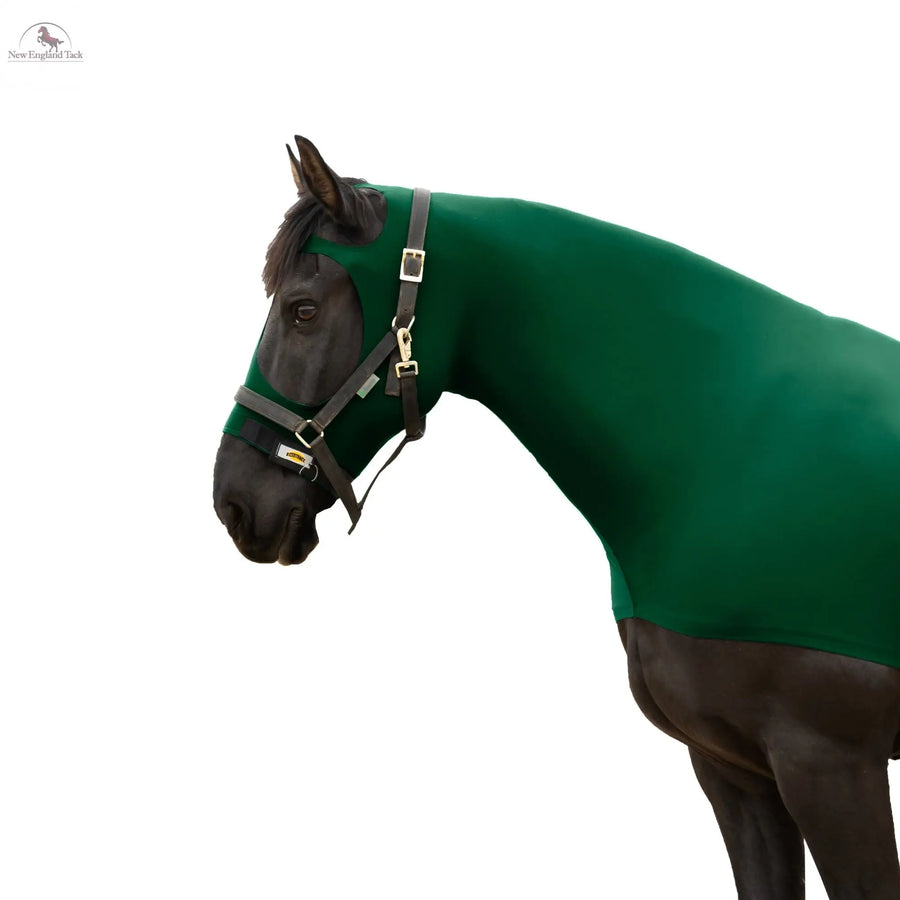 RESISTANCE Premium Horse Hood Pullon with Face w Forelock Saver - Lycra Material NewEngland Tack