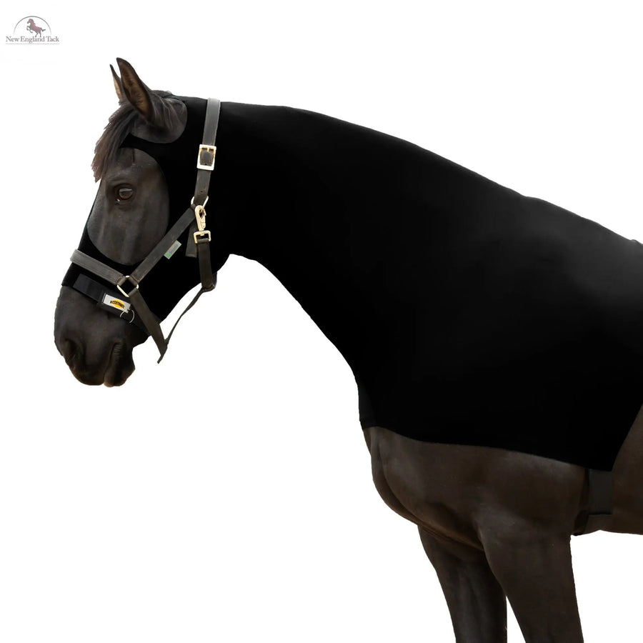 RESISTANCE Premium Horse Hood Pullon with Face w Forelock Saver - Lycra Material NewEngland Tack