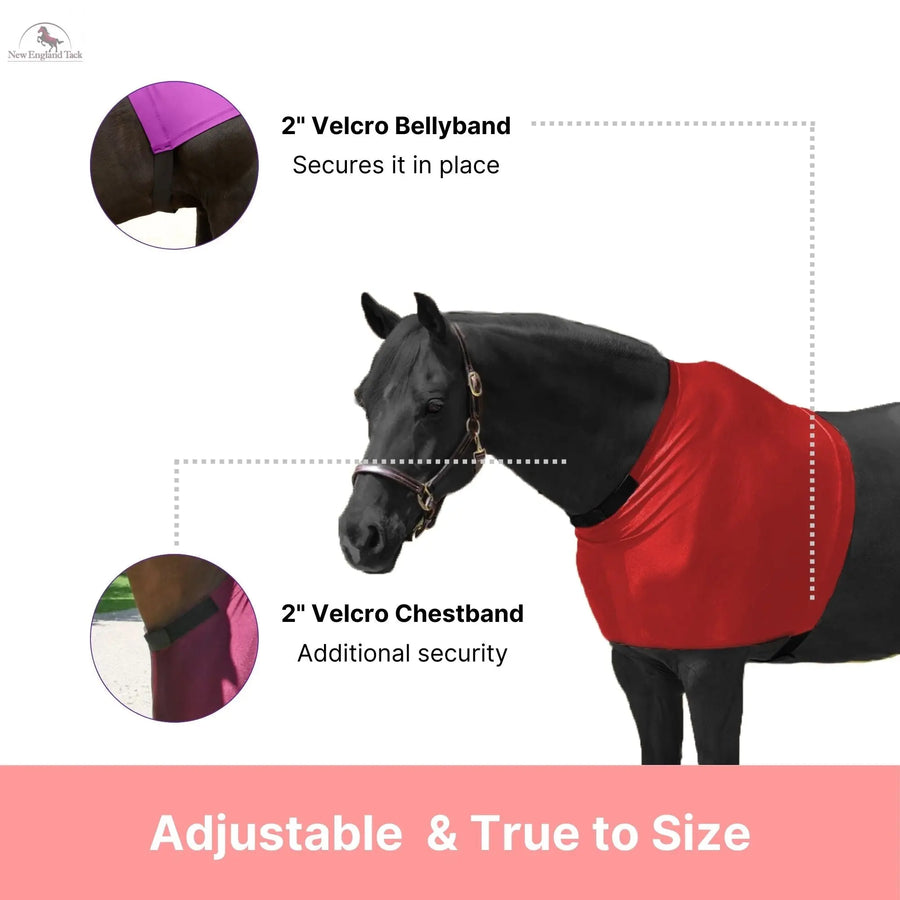 RESISTANCE Premium Lycra Horse Shoulder Guard - Lycra Material NewEngland Tack