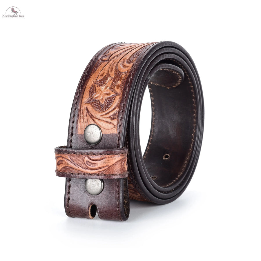 RESISTANCE Western Cowboy Cowgirl Belts For Women With Big Buckle, Plus Size Women's Brown Western Belt NewEngland Tack