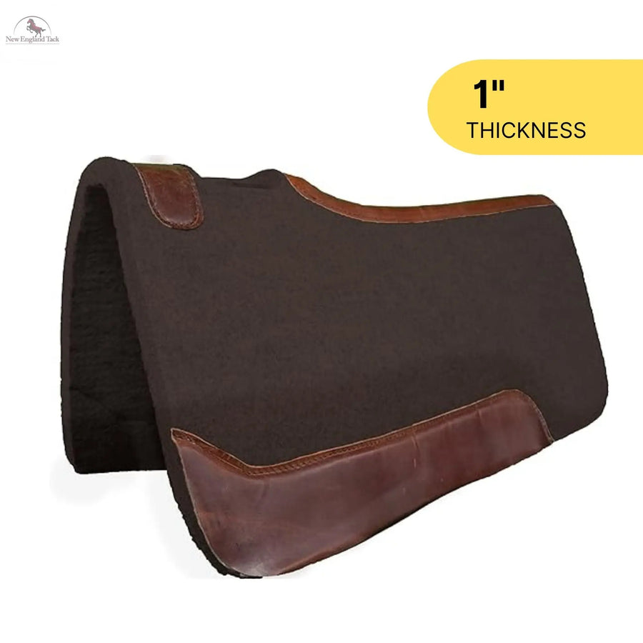 Resistance 31 x 32 Felt Performance Saddle Pad with Wear Leathers, Thickness 1" Newenglandtack