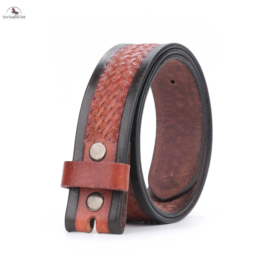 Resistance Full Grain Western Engraved Leather Belt Strap, 1-1/2" Wide Western Belt Leather Strap Floral Tooled Leather Belt Strap NewEngland Tack