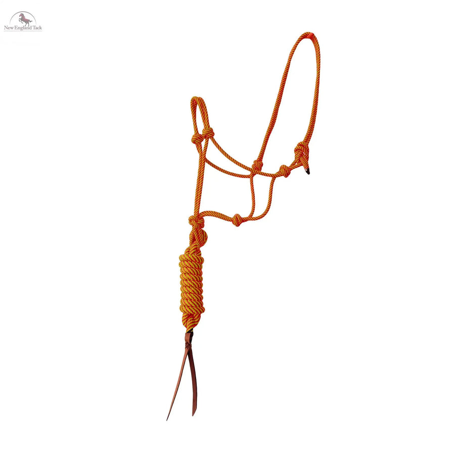 Resistance Braided Nylon Rope Halter with 9 Ft Matching Lead NewEngland Tack