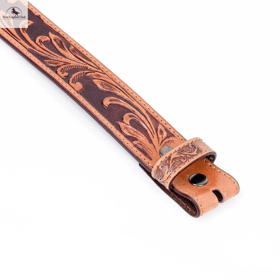 Resistance Cowboy Buckle Belt For Men | 1.5" Wide Western Belt Leather Strap | Western Belt for Jeans NewEngland Tack