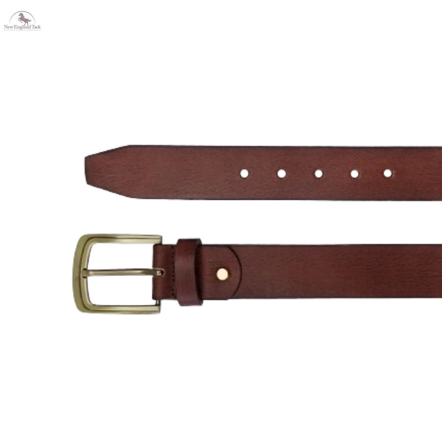 Resistance Full Grain Leather Belt For Men 1.5inch Wide Strap NewEngland Tack