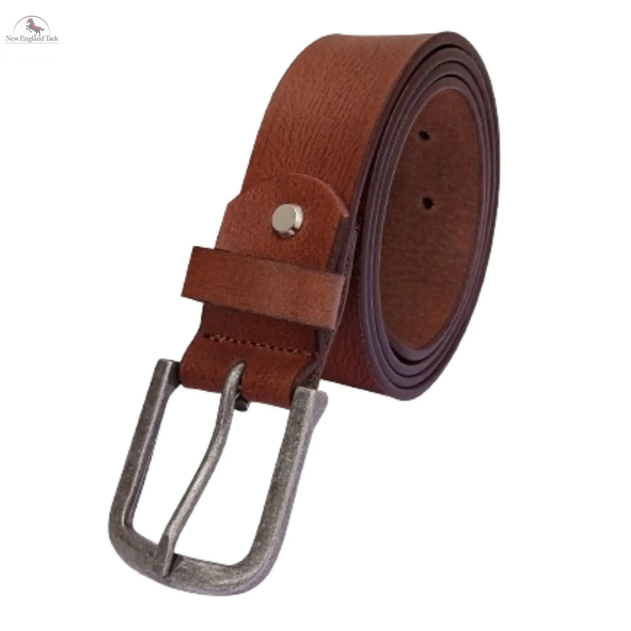 Resistance Full Grain Leather Belt For Men 1.5inch Wide Strap NewEngland Tack