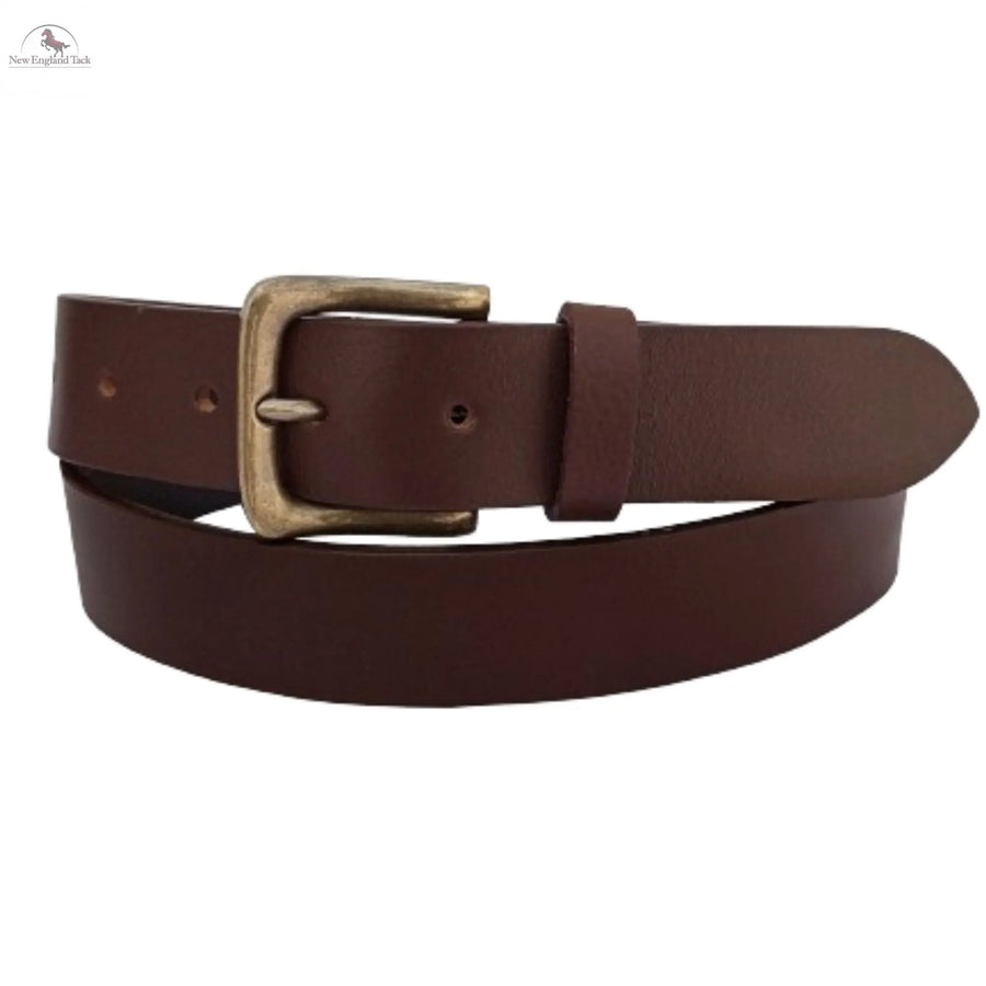 Resistance Full Grain Leather Belt For Men 1.5inch Wide Strap NewEngland Tack