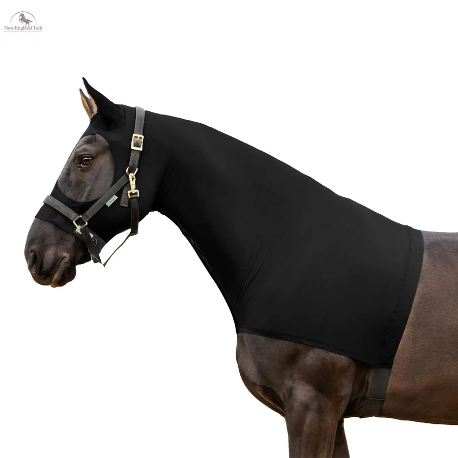 Resistance Horse Hood Slinky Lycra Zippered Mane Braid Shoulder Guard NewEngland Tack