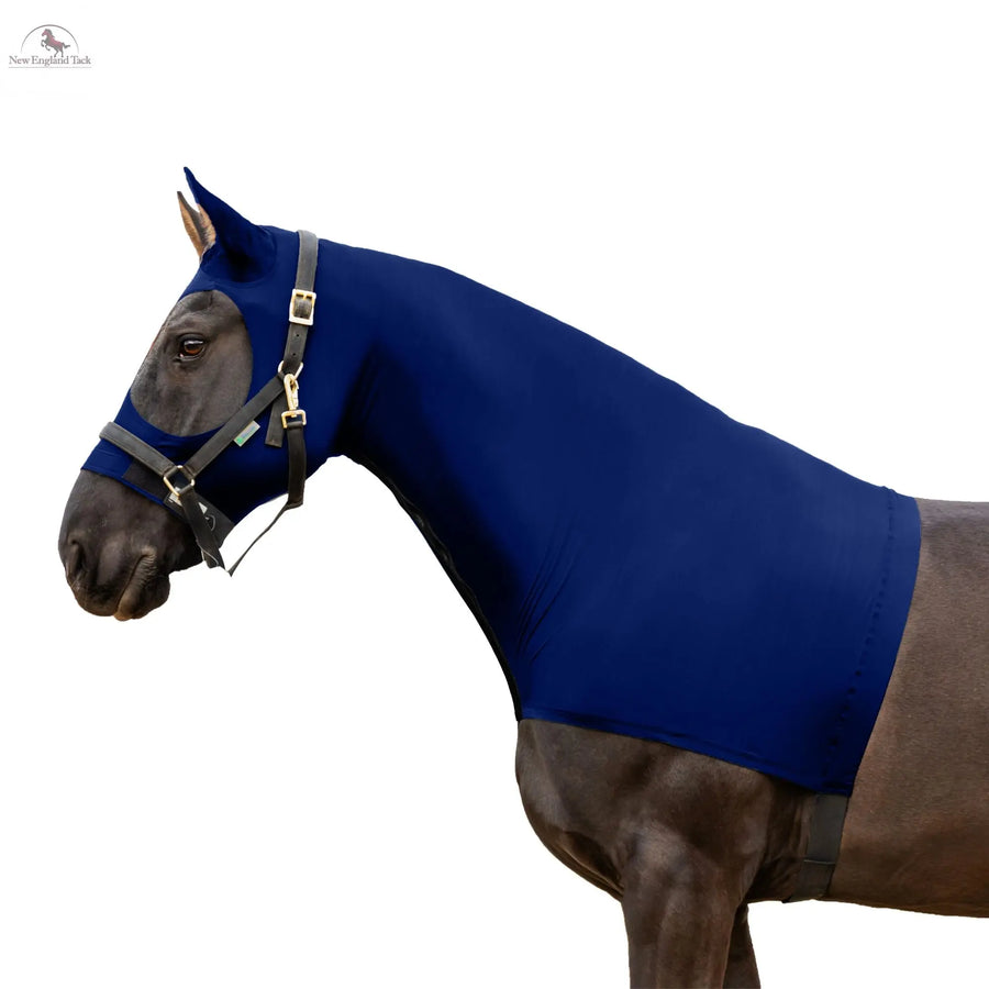 Resistance Horse Hood Slinky Lycra Zippered Mane Braid Shoulder Guard NewEngland Tack