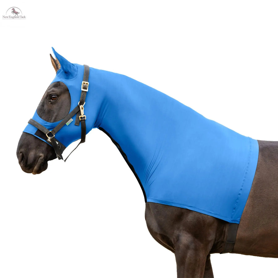 Resistance Horse Hood Slinky Lycra Zippered Mane Braid Shoulder Guard NewEngland Tack