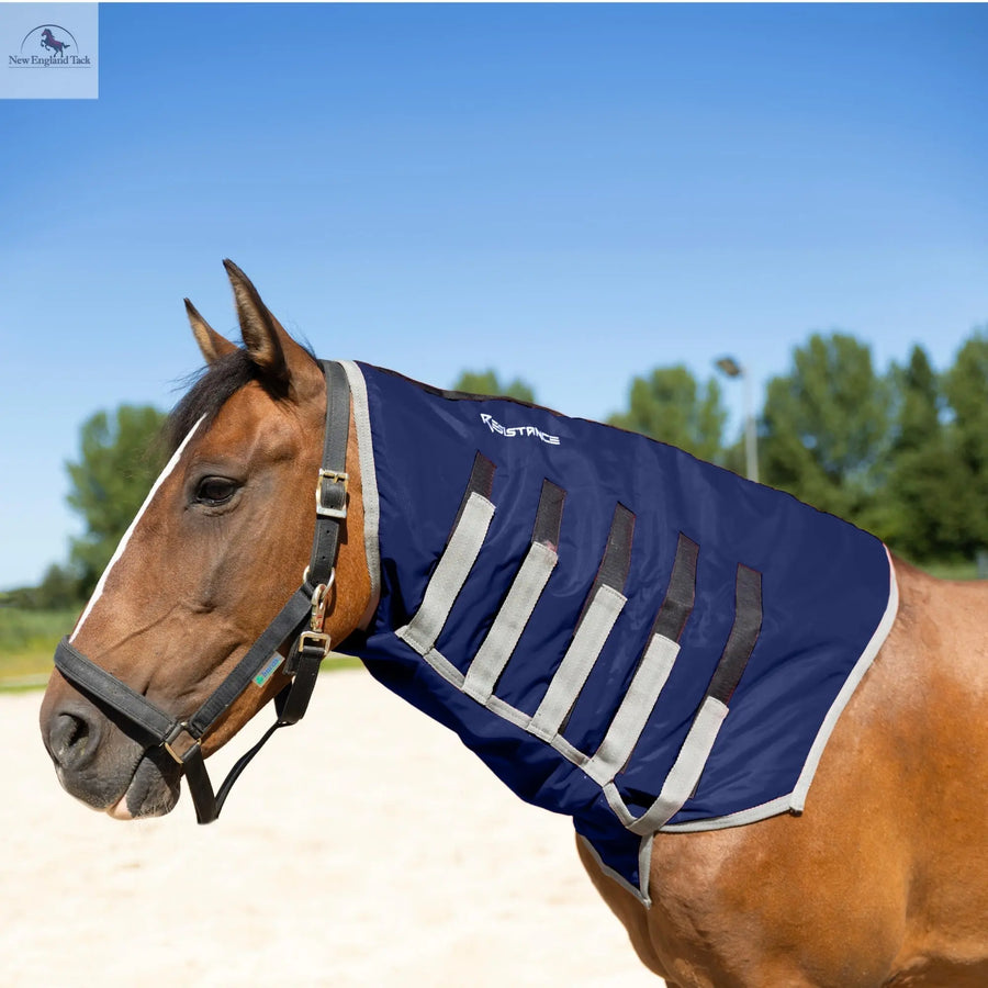 Resistance Lightweight Breathable Horse Neck Cover | Comfortable Waterproof Headless Hood (200 gm Fill) NewEngland Tack