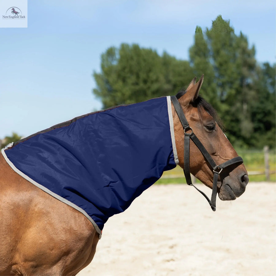 Resistance Lightweight Breathable Horse Neck Cover | Comfortable Waterproof Headless Hood (200 gm Fill) NewEngland Tack