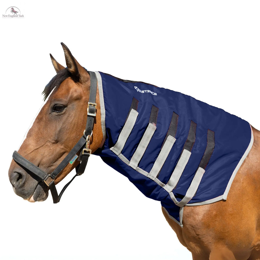 Resistance Lightweight Breathable Horse Neck Cover | Comfortable Waterproof Headless Hood (200 gm Fill) NewEngland Tack