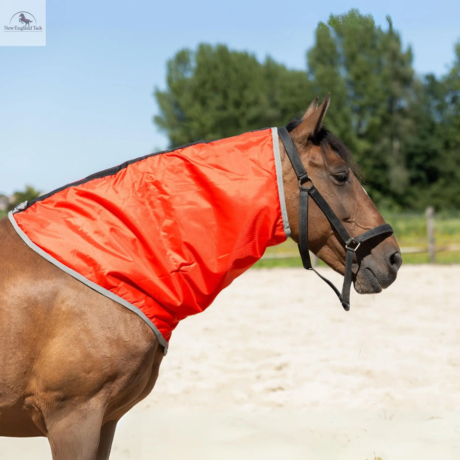 Resistance Lightweight Breathable Horse Neck Cover | Comfortable Waterproof Headless Hood (200 gm Fill) NewEngland Tack