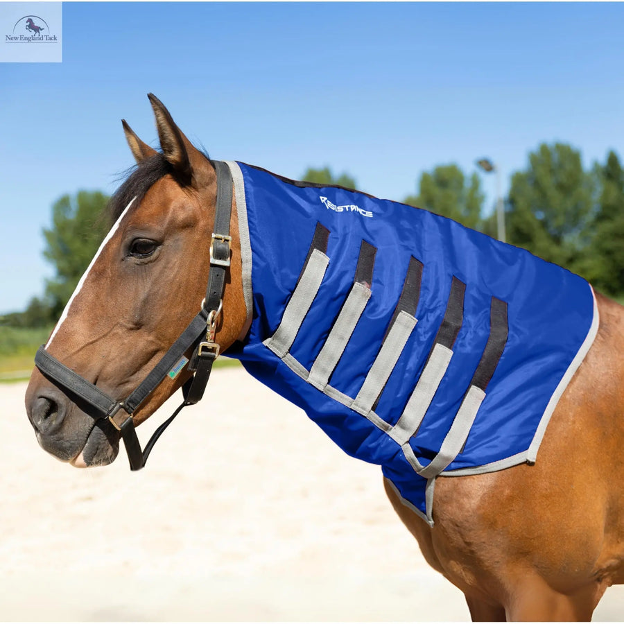 Resistance Lightweight Breathable Horse Neck Cover | Comfortable Waterproof Headless Hood (200 gm Fill) NewEngland Tack