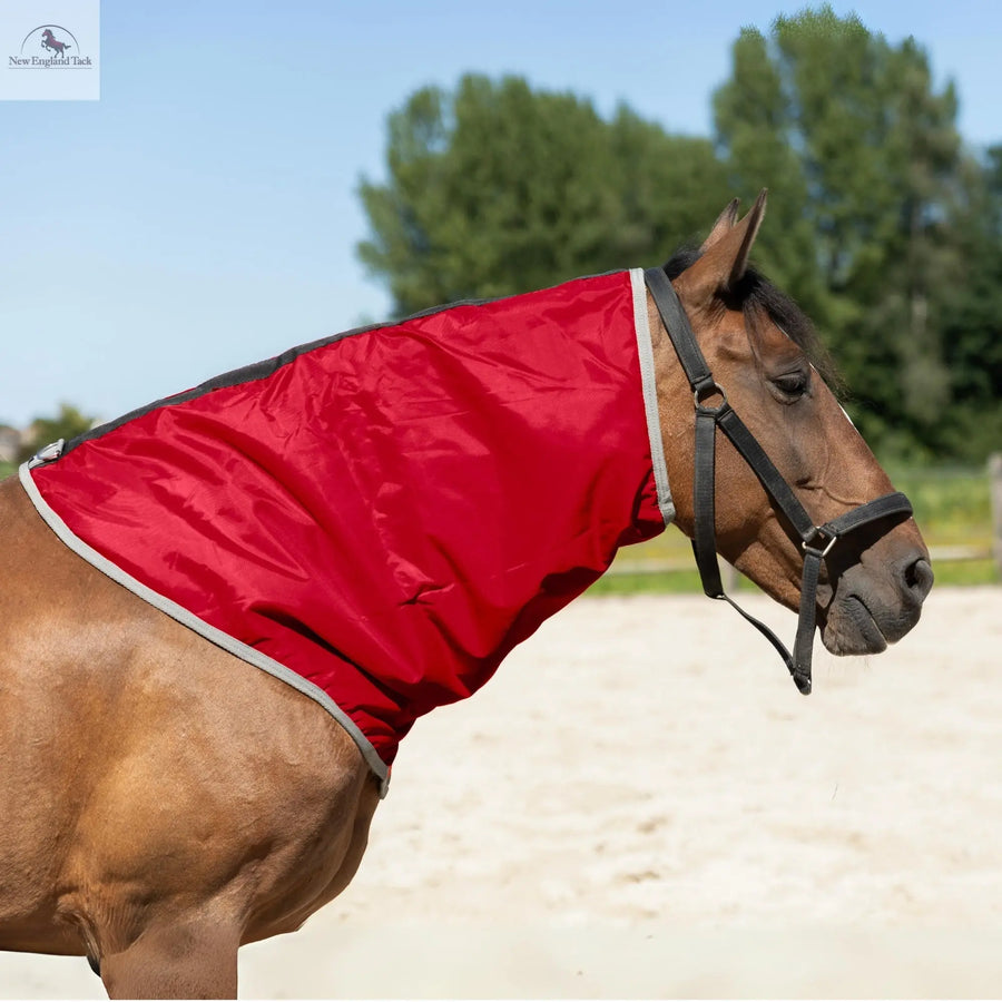 Resistance Lightweight Breathable Horse Neck Cover | Comfortable Waterproof Headless Hood (200 gm Fill) NewEngland Tack