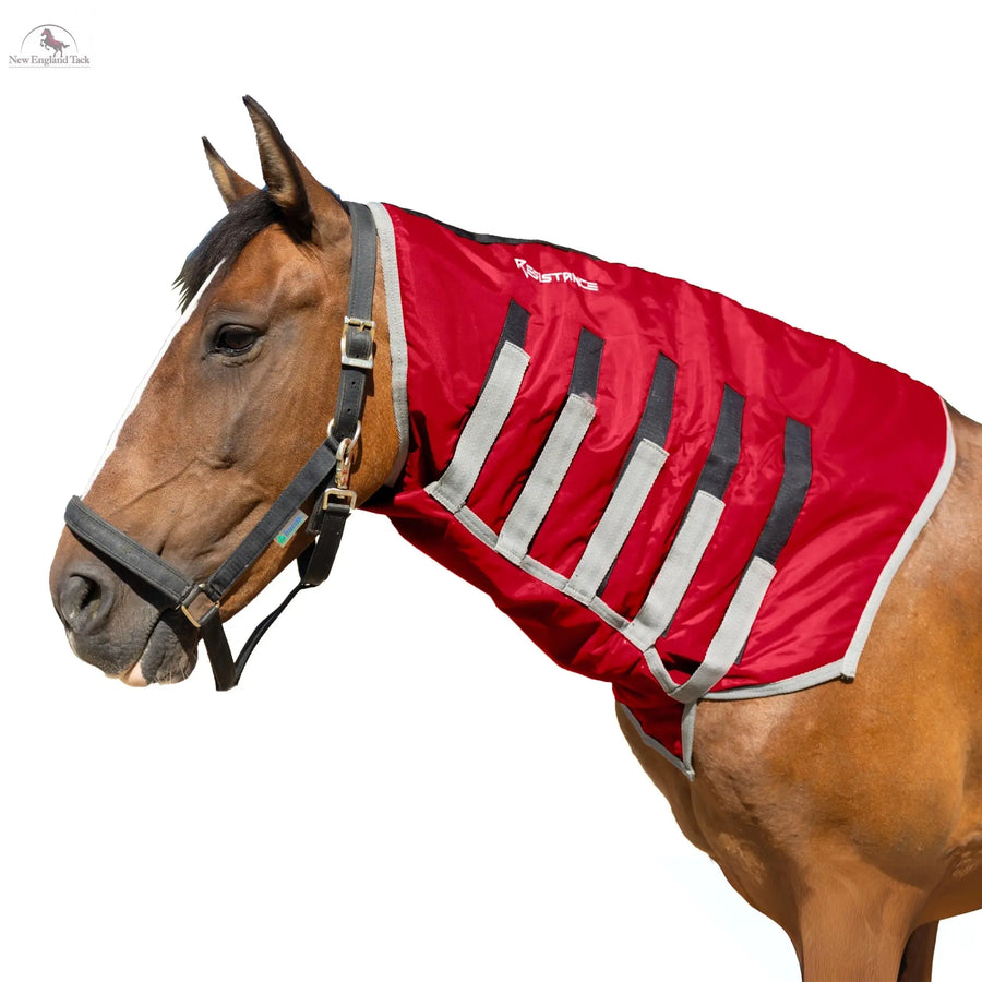 Resistance Lightweight Breathable Horse Neck Cover | Comfortable Waterproof Headless Hood (200 gm Fill) NewEngland Tack