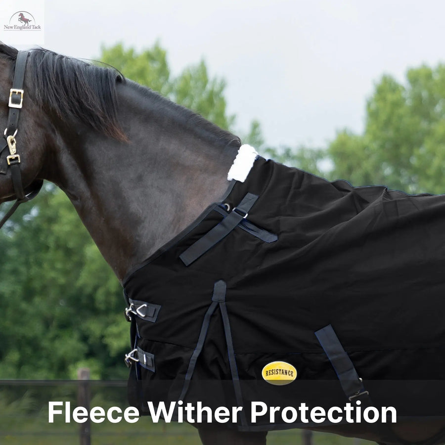 Resistance Premium 1200 Denier Waterproof Horse Turnout Blanket - 300 Grams Fill NewEngland Tack