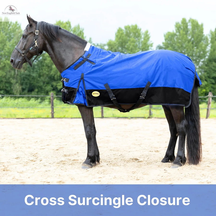 Resistance Premium 1200 Denier Waterproof Horse Turnout Blanket - 300 Grams Fill NewEngland Tack