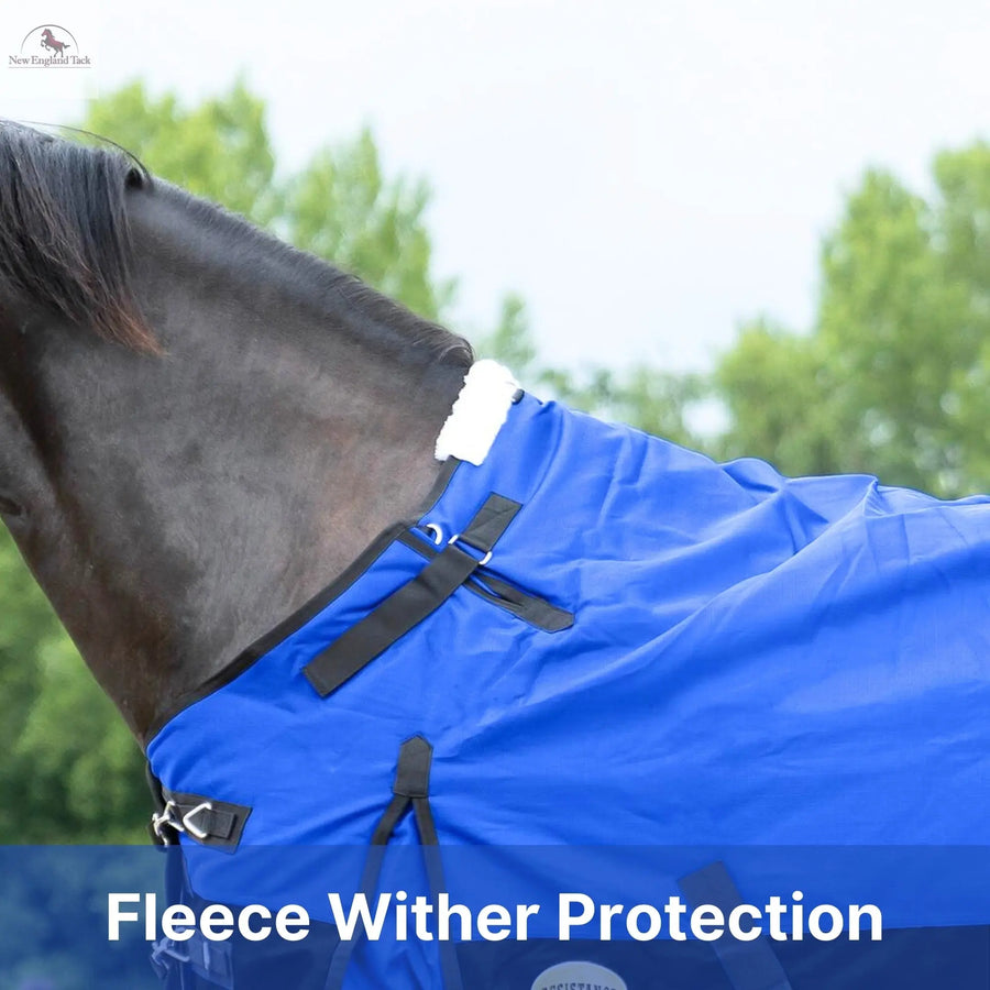 Resistance Premium 1200 Denier Waterproof Horse Turnout Blanket - 300 Grams Fill NewEngland Tack