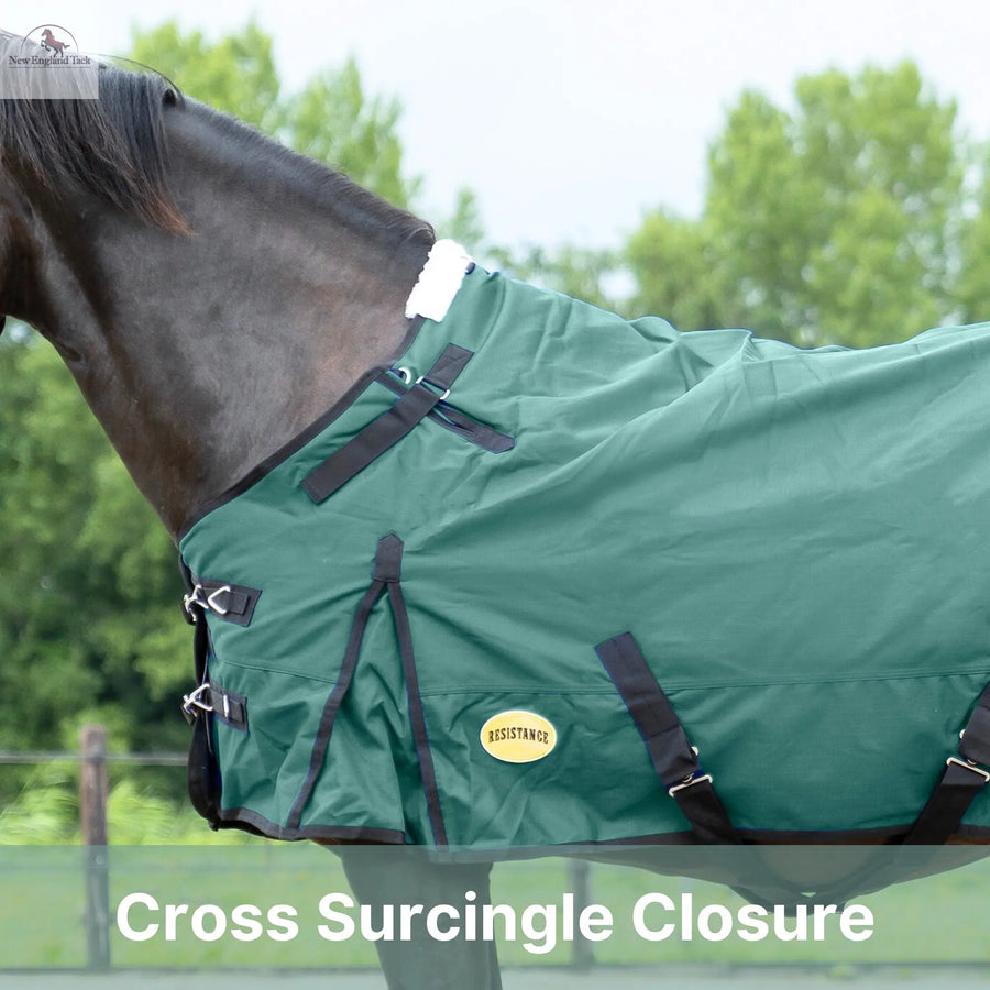 Resistance Premium 1200 Denier Waterproof Horse Turnout Blanket - 300 Grams Fill NewEngland Tack