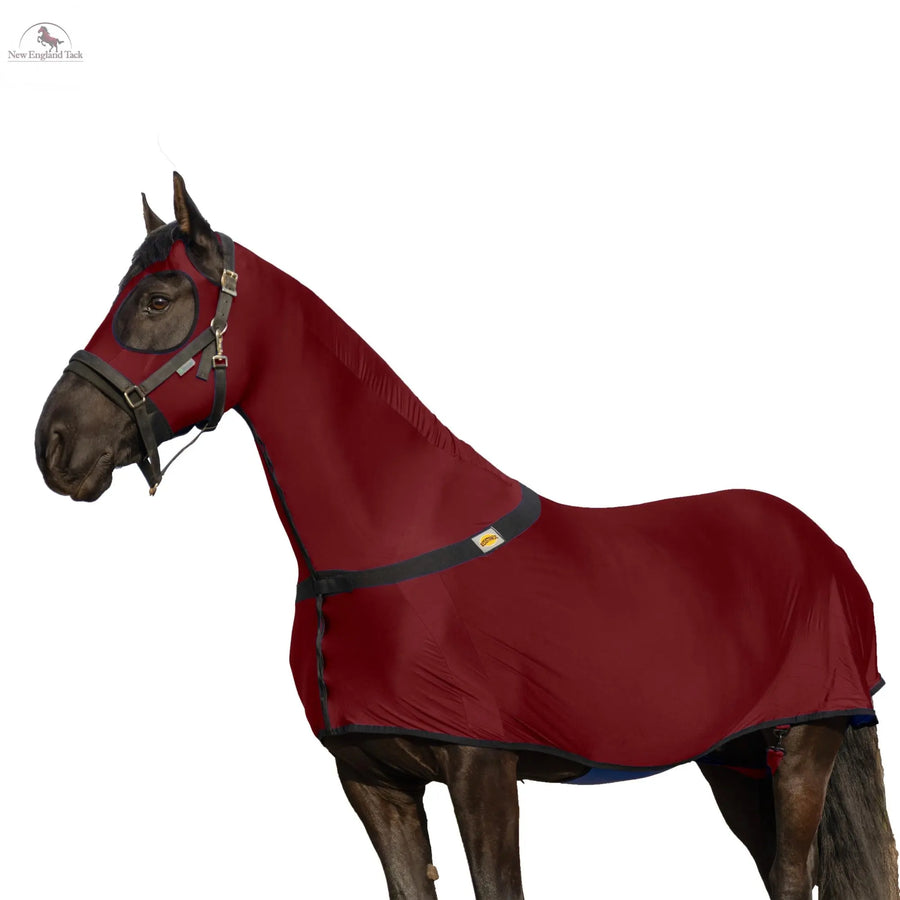 Resistance Premium Horse Full Body Slinky with Full Zipper Face and Forelock Saver - Lycra Material NewEngland Tack