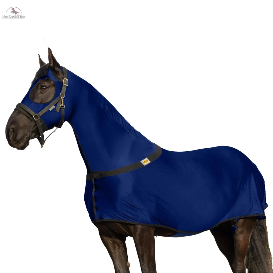 Resistance Premium Horse Full Body Slinky with Full Zipper Face and Forelock Saver - Lycra Material NewEngland Tack