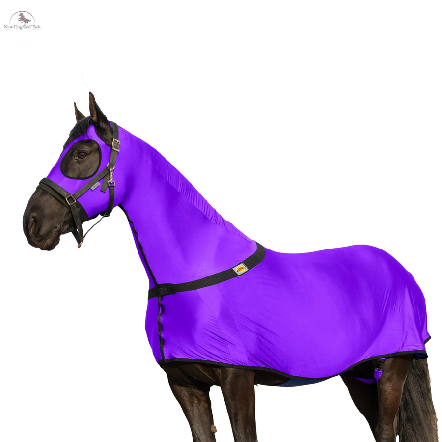 Resistance Premium Horse Full Body Slinky with Full Zipper Face and Forelock Saver - Lycra Material NewEngland Tack