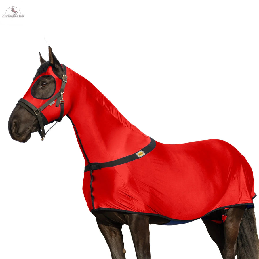 Resistance Premium Horse Full Body Slinky with Full Zipper Face and Forelock Saver - Lycra Material NewEngland Tack