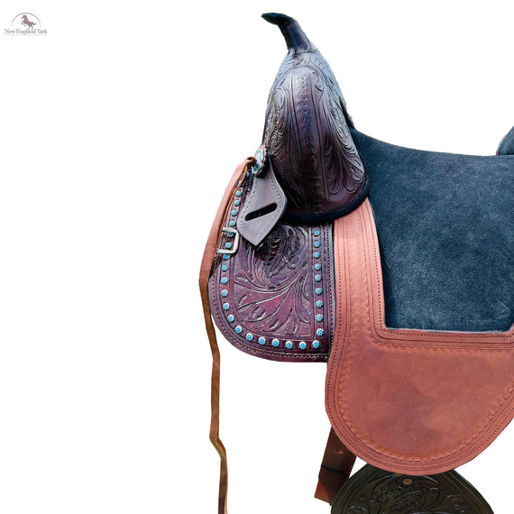 Buy Western Kids Leather Saddle With Tack Set Online – NewEngland Tack