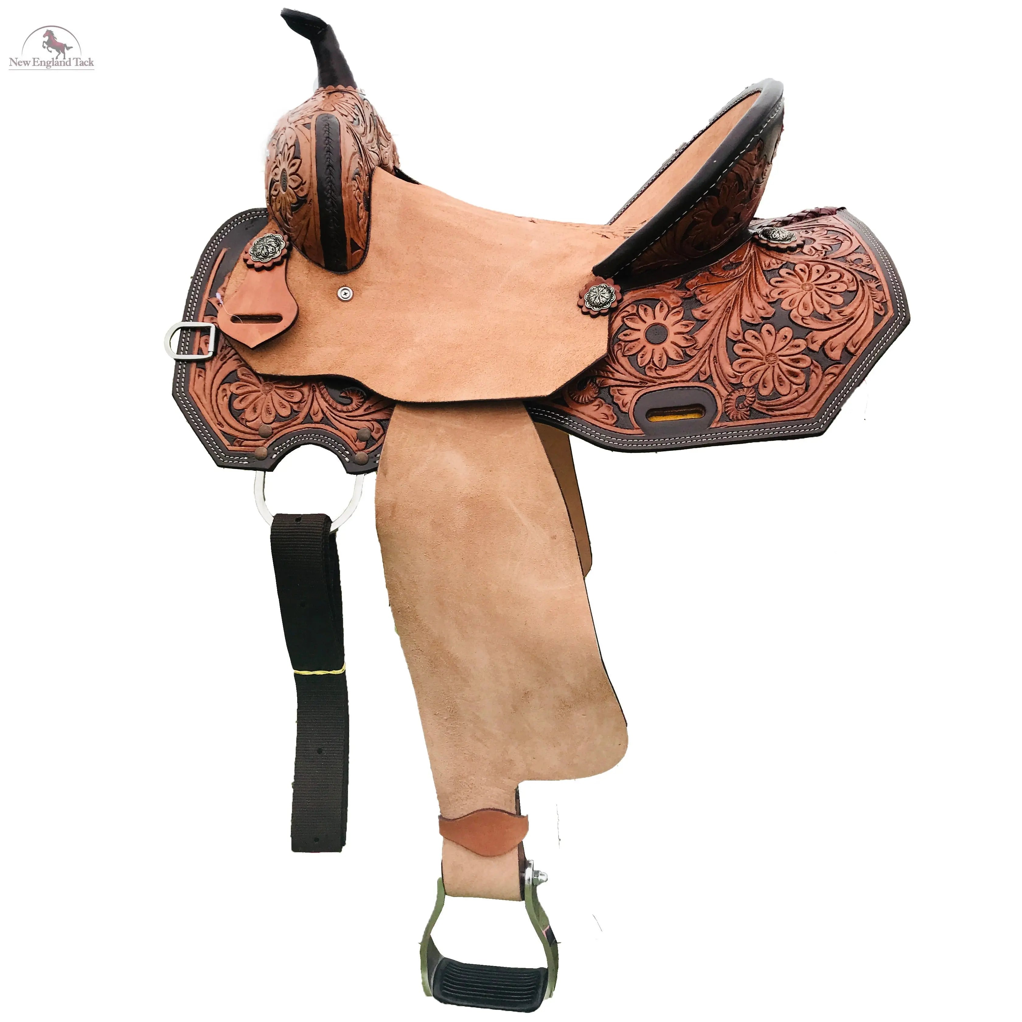 Western Solid Tree Barrel Saddle Newenglandtack