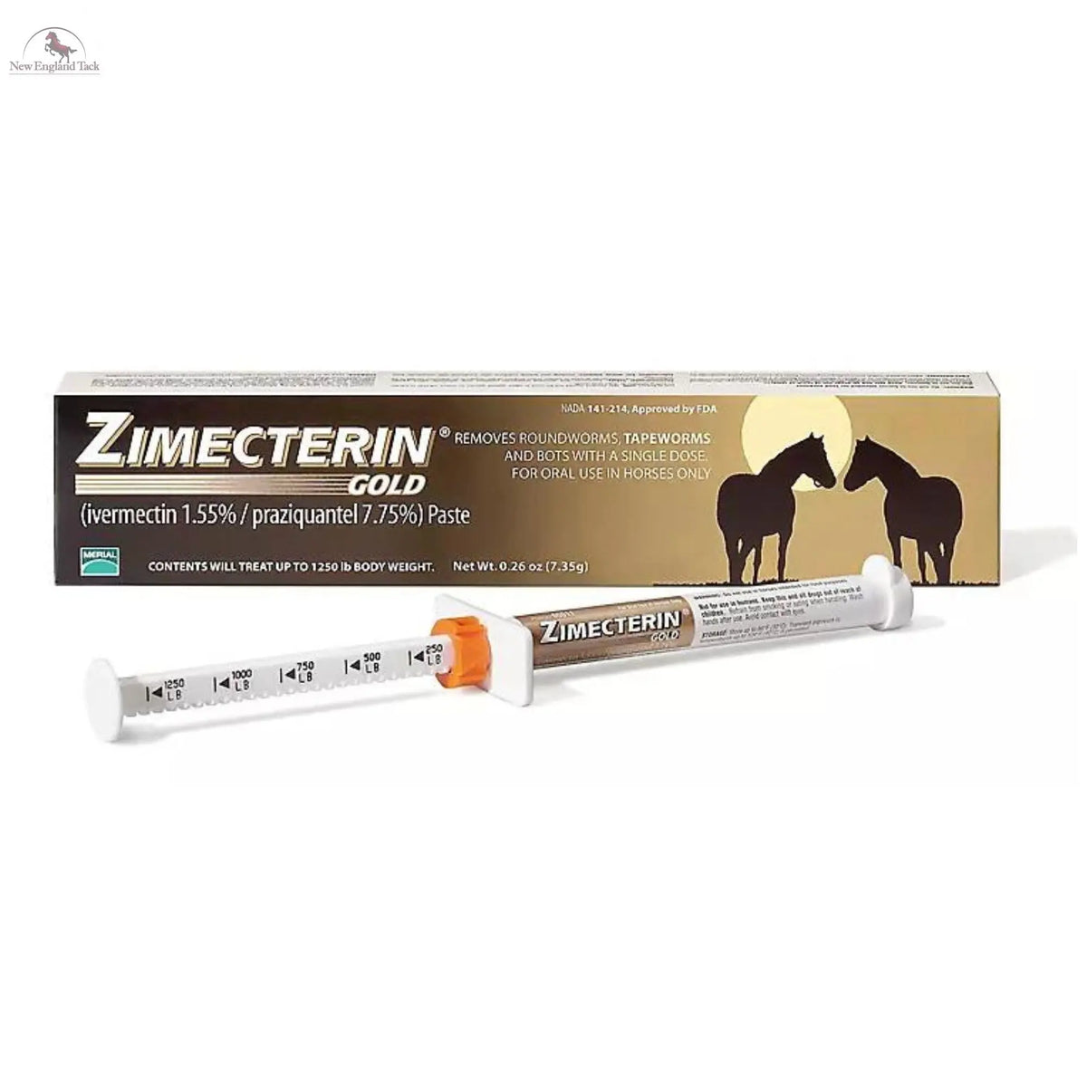 Zimecterin Gold Praziquantel Paste Wormer (7.75) – NewEngland Tack